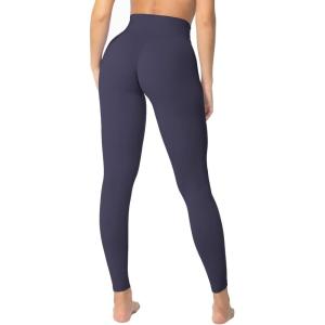 imageSunzel Sunzfly Invisible Butt Scrunch Workout Leggings for Women Butt Lifting High Waisted Gym Yoga Pants with Tummy ControlSlate Blue