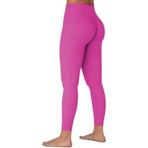 imageSunzel Sunzfly Invisible Butt Scrunch Workout Leggings for Women Butt Lifting High Waisted Gym Yoga Pants with Tummy ControlSonic Pink
