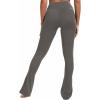 imageSunzel Butterflycra High Waist Mini Flared Leggings for Women Tummy Control Casual Flare Yoga Pants for Yoga Workout GymDeep Brown