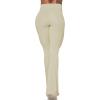 imageSunzel Flare Leggings Crossover Yoga Pants with Tummy Control HighWaisted and Wide LegApricot