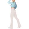 imageSunzel Flare Leggings Crossover Yoga Pants with Tummy Control HighWaisted and Wide LegBeige
