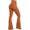 imageSunzel Flare Leggings Crossover Yoga Pants with Tummy Control HighWaisted and Wide LegCoffee