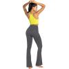 imageSunzel Flare Leggings Crossover Yoga Pants with Tummy Control HighWaisted and Wide LegDark Grey
