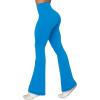 imageSunzel Flare Leggings Crossover Yoga Pants with Tummy Control HighWaisted and Wide LegFrench Blue