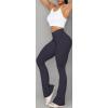 imageSunzel Flare Leggings Crossover Yoga Pants with Tummy Control HighWaisted and Wide LegGraphite