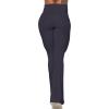 imageSunzel Flare Leggings Crossover Yoga Pants with Tummy Control HighWaisted and Wide LegGraphite
