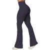 imageSunzel Flare Leggings Crossover Yoga Pants with Tummy Control HighWaisted and Wide LegGraphite