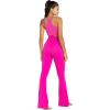 imageSunzel Flare Leggings Crossover Yoga Pants with Tummy Control HighWaisted and Wide LegHot Pink
