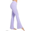 imageSunzel Flare Leggings Crossover Yoga Pants with Tummy Control HighWaisted and Wide LegLavender