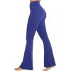 imageSunzel Flare Leggings Crossover Yoga Pants with Tummy Control HighWaisted and Wide LegNavy Blue