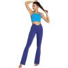 imageSunzel Flare Leggings Crossover Yoga Pants with Tummy Control HighWaisted and Wide LegNavy Blue