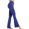 imageSunzel Flare Leggings Crossover Yoga Pants with Tummy Control HighWaisted and Wide LegNavy Blue