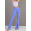 imageSunzel Flare Leggings Crossover Yoga Pants with Tummy Control HighWaisted and Wide LegPeriwinkle