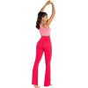 imageSunzel Flare Leggings Crossover Yoga Pants with Tummy Control HighWaisted and Wide LegRed