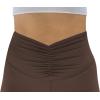 imageSunzel Flare Leggings Crossover Yoga Pants with Tummy Control HighWaisted and Wide LegSeal Brown