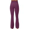 imageSunzel Mini Flare Leggings for Women High Waist Yoga Pants with Tummy Control Casual Gym Workout Bootcut LeggingsCherry Red