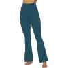 imageSunzel Mini Flare Leggings for Women High Waist Yoga Pants with Tummy Control Casual Gym Workout Bootcut LeggingsForest Green