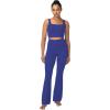 imageSunzel Mini Flare Leggings for Women High Waist Yoga Pants with Tummy Control Casual Gym Workout Bootcut LeggingsNavy Blue