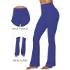 imageSunzel Mini Flare Leggings for Women High Waist Yoga Pants with Tummy Control Casual Gym Workout Bootcut LeggingsNavy Blue