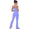 imageSunzel Mini Flare Leggings for Women High Waist Yoga Pants with Tummy Control Casual Gym Workout Bootcut LeggingsPeriwinkle