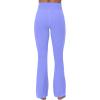 imageSunzel Mini Flare Leggings for Women High Waist Yoga Pants with Tummy Control Casual Gym Workout Bootcut LeggingsPeriwinkle