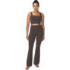 imageSunzel Mini Flare Leggings for Women High Waist Yoga Pants with Tummy Control Casual Gym Workout Bootcut LeggingsSeal Brown