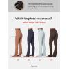 imageSunzel Mini Flare Leggings for Women V Crossover Mid Rise Workout Flared Yoga Pants with Tummy Control and Wide LegPeriwinkle