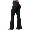 imageSunzel Sunzfly Flare Leggings for Women Cross Over High Waisted Yoga Pants with Wide Leg and Tummy Control for WorkoutBlack