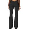 imageSunzel Sunzfly Flare Leggings for Women Cross Over High Waisted Yoga Pants with Wide Leg and Tummy Control for WorkoutBlack