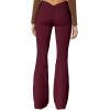 imageSunzel Sunzfly Flare Leggings for Women Cross Over High Waisted Yoga Pants with Wide Leg and Tummy Control for WorkoutBlack Cherry