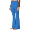 imageSunzel Sunzfly Flare Leggings for Women Cross Over High Waisted Yoga Pants with Wide Leg and Tummy Control for WorkoutFrench Blue