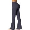imageSunzel Sunzfly Flare Leggings for Women Cross Over High Waisted Yoga Pants with Wide Leg and Tummy Control for WorkoutGraphite