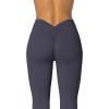 imageSunzel Sunzfly Flare Leggings for Women Cross Over High Waisted Yoga Pants with Wide Leg and Tummy Control for WorkoutGraphite