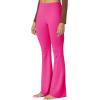 imageSunzel Sunzfly Flare Leggings for Women Cross Over High Waisted Yoga Pants with Wide Leg and Tummy Control for WorkoutHot Pink