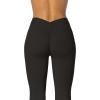 imageSunzel Sunzfly Flare Leggings for Women Cross Over High Waisted Yoga Pants with Wide Leg and Tummy Control for WorkoutSeal Brown