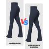 imageSunzel Sunzfly No Front Seam Mini Flare Leggings for Women Invisible Butt Scrunch Flared Yoga Pants with Tummy ControlAsh Blue