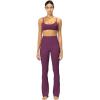 imageSunzel Sunzfly No Front Seam Mini Flare Leggings for Women Invisible Butt Scrunch Flared Yoga Pants with Tummy ControlCherry Red