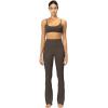 imageSunzel Sunzfly No Front Seam Mini Flare Leggings for Women Invisible Butt Scrunch Flared Yoga Pants with Tummy ControlSeal Brown