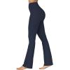 imageSunzel Sunzfly Split Hem Flare Leggings for Women High Waisted Casual Bootcut Flared Yoga Pants with Tummy ControlAsh Blue