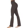 imageSunzel Flare Leggings for Women High Waisted Casual Bootcut Flared Yoga Pants with Tummy ControlSeal Brown