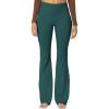 imageSunzel Sunzfly Flare Leggings for Women Cross Over High Waisted Yoga Pants with Wide Leg and Tummy Control for WorkoutForest Green