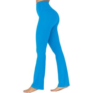 imageSunzel Flare Leggings for Women High Waisted Casual Bootcut Flared Yoga Pants with Tummy ControlClassic Blue