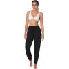 imageSunzel Jogger Pants for Women with Pockets High Waisted Sweatpants Athletic Tapered Cinch Bottom with Elastic DrawstringBlack