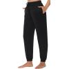 imageSunzel Jogger Pants for Women with Pockets High Waisted Sweatpants Athletic Tapered Cinch Bottom with Elastic DrawstringBlack