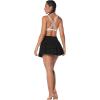 imageSunzel Pleated Tennis Skirt for Women High Waisted Tummy Control Skort with Pockets for Athletic Workout Running GolfBlack