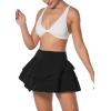 imageSunzel Pleated Tennis Skirt for Women High Waisted Tummy Control Skort with Pockets for Athletic Workout Running GolfBlack