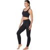 imageSunzel Sunzfly Sports Bra for Women Scoop Neck Crisscross Back Padded Low Impact Bras Tops for Workout Yoga GymBlack