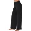 imageSunzel Sweatpants for Women with Pockets Straight Leg High Waisted Yoga Pants with Stretchy Drawstring LoungeampampCasual WearBlack