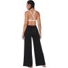 imageSunzel Sweatpants for Women with Pockets Straight Leg High Waisted Yoga Pants with Stretchy Drawstring LoungeampampCasual WearBlack