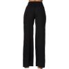 imageSunzel Wide Leg Pants Women High Waist Yoga Pants with Pockets Stretch Loose Comfy Casual Lounge SweatpantsBlack